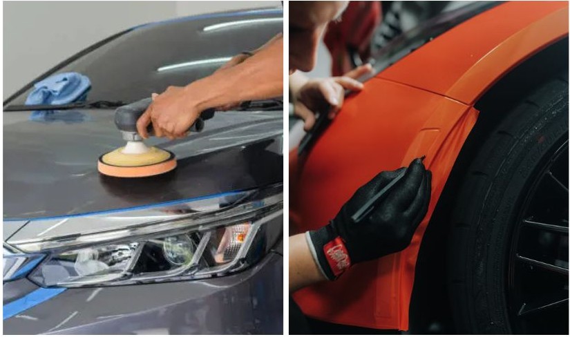 Car Wrap Before and After